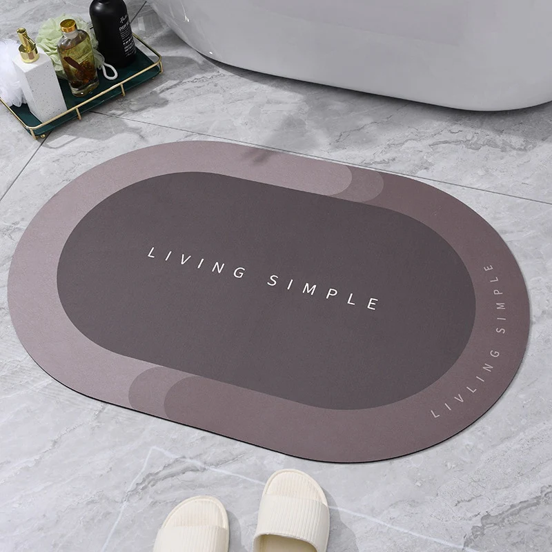 Super Absorbent Stylish Quick Drying Bathroom Rug - Image 24