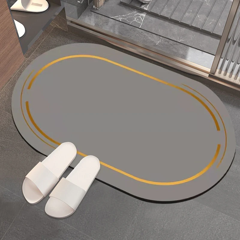 Super Absorbent Stylish Quick Drying Bathroom Rug - Image 25