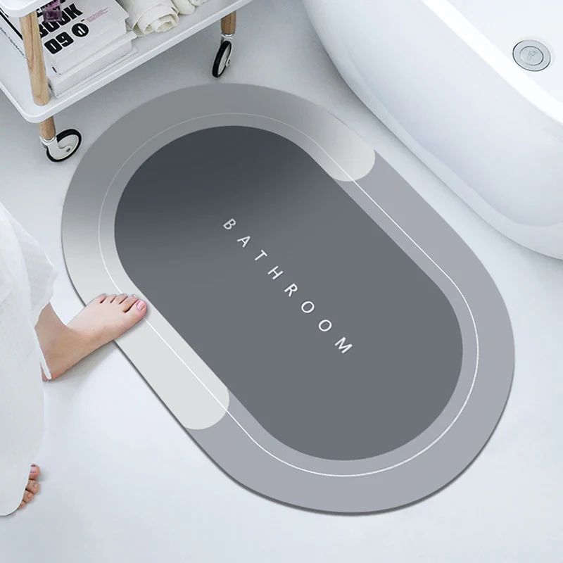 Super Absorbent Stylish Quick Drying Bathroom Rug - Image 28