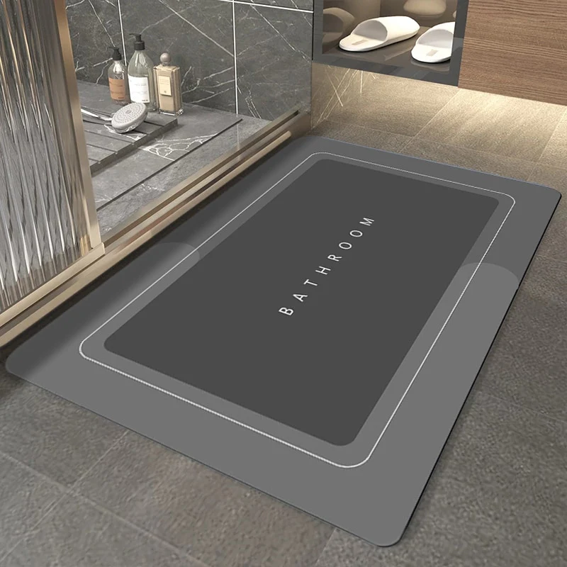 Super Absorbent Stylish Quick Drying Bathroom Rug - Image 29