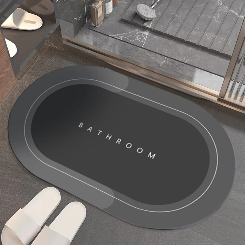 Super Absorbent Stylish Quick Drying Bathroom Rug - Image 32