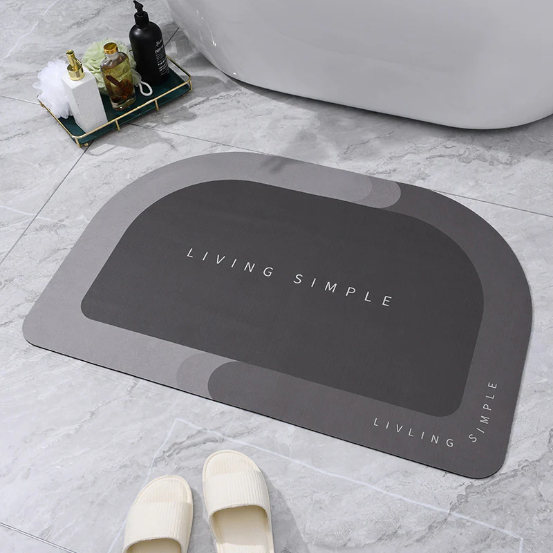 Super Absorbent Stylish Quick Drying Bathroom Rug - Image 34