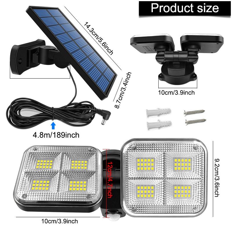 Super Bright Adjustable Solar Waterproof LED Light - Image 7