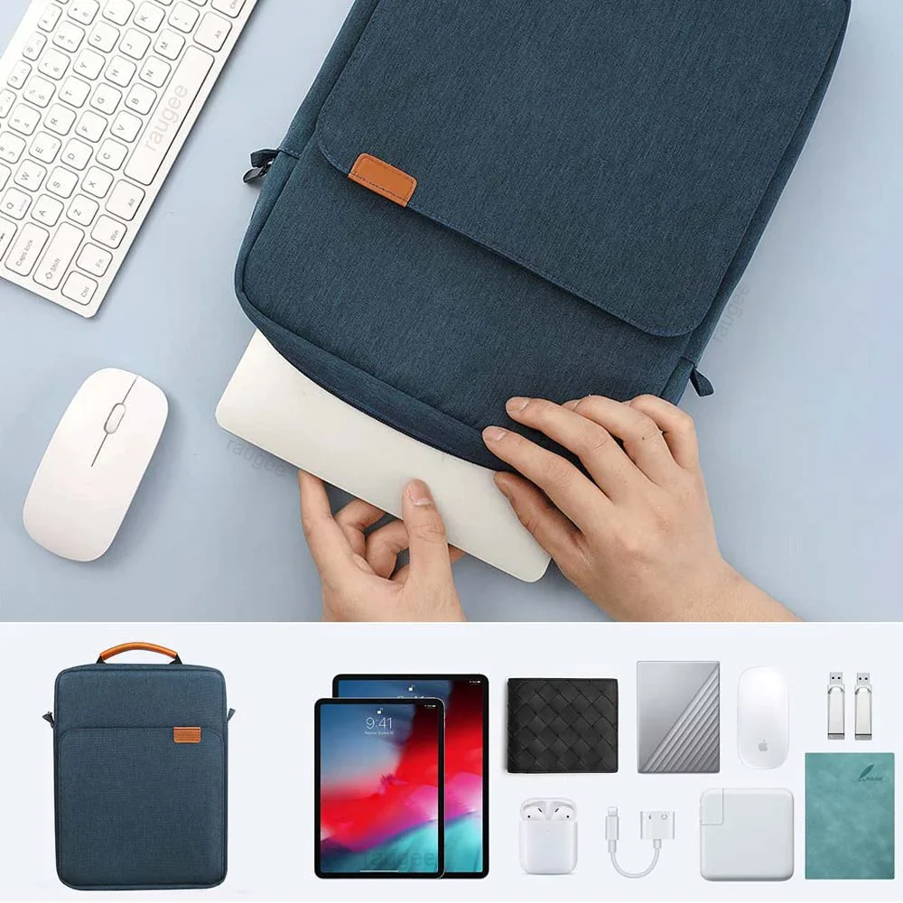 Premium 360° Protective 5 Pockets Tablet Sleeve with Plush Protection - Image 13