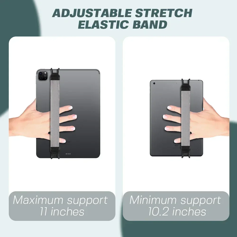EasyHold Case-Friendly Elastic 10.2"–11" Tablets Grip Strap - Image 8