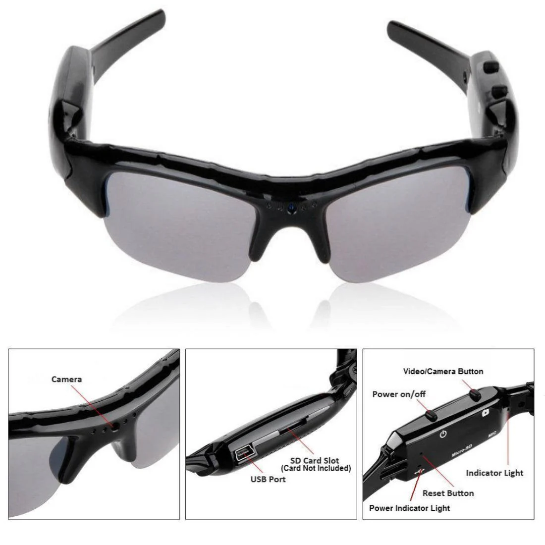 POV-Tek™ TACTICAL CAMERA SUNGLASSES - Image 5