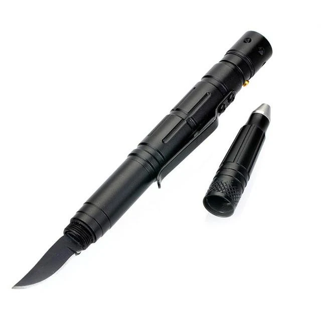 Tactical Pen With Glass Breaker/Knife/ Flashlight - Image 2