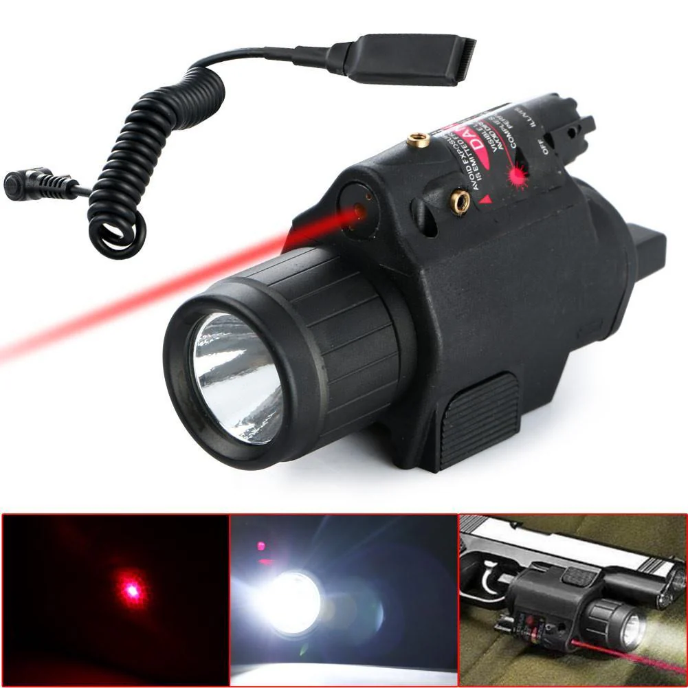 Tactical Red Laser Insight &Torch Light For Handgun