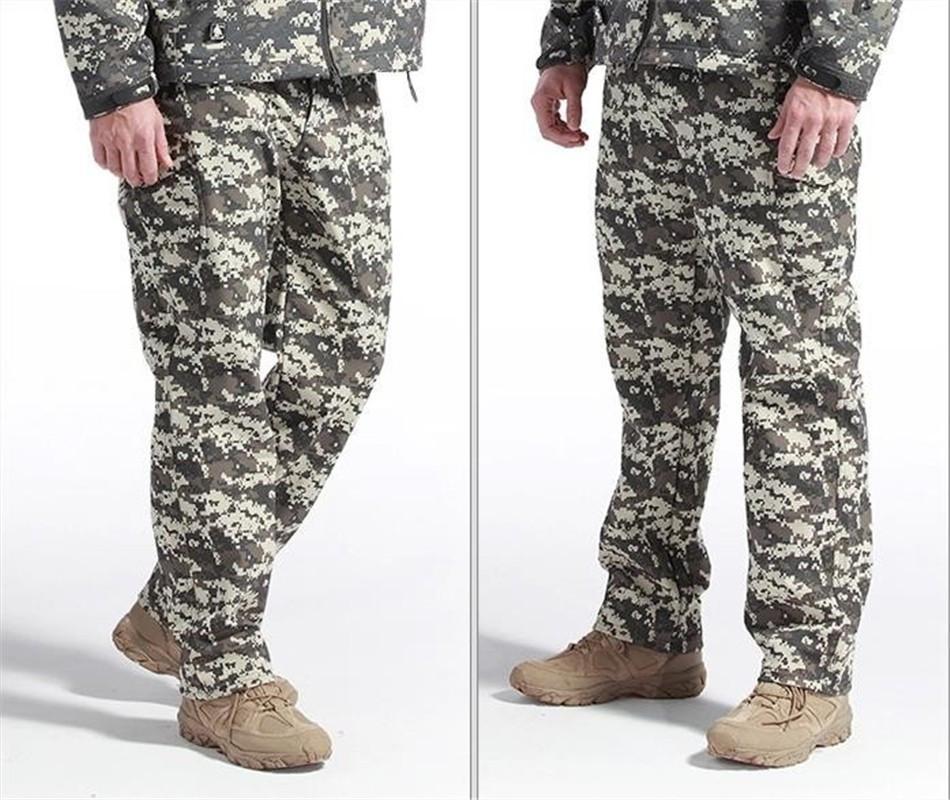 Tactical Soft-shell Waterproof Warm Pants  (8 colors) - Image 12
