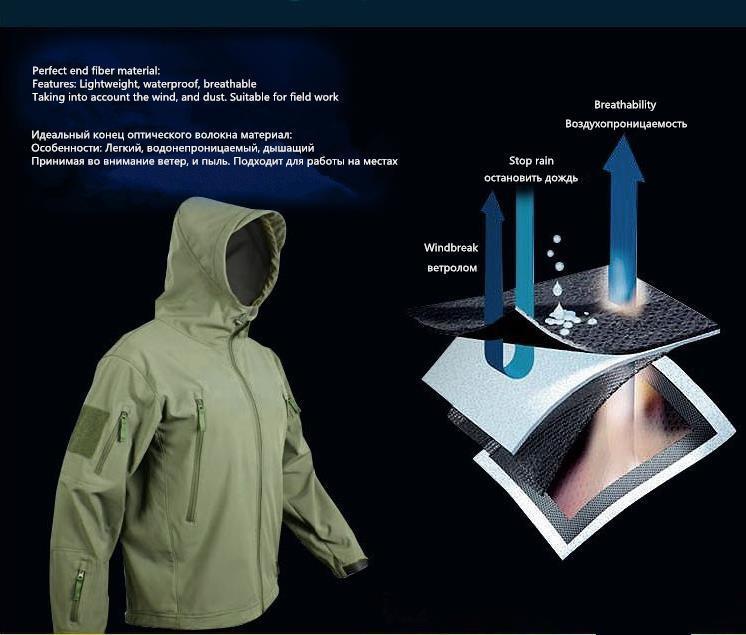 Tactical  Soft Shell Waterproof Winter Set ( 8 colors) - Image 6