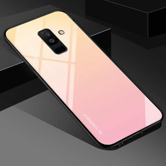 Tempered Glass Gradient Color Case for Samsung - Image 8