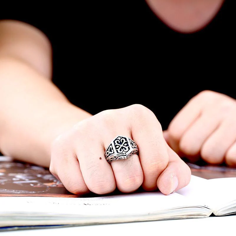 Templar-    Antiqued Ring - Image 2