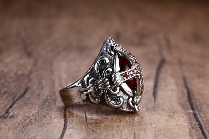 "The End Time" Cross Rings - Image 2