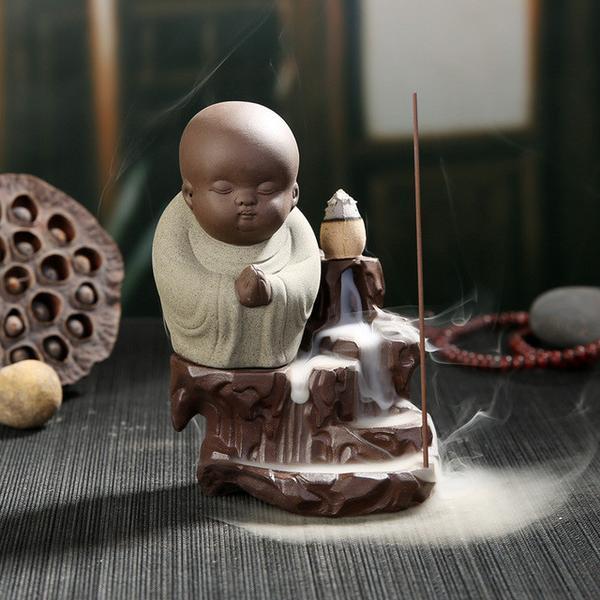 "The Little Monk" Incense Burner - Image 5