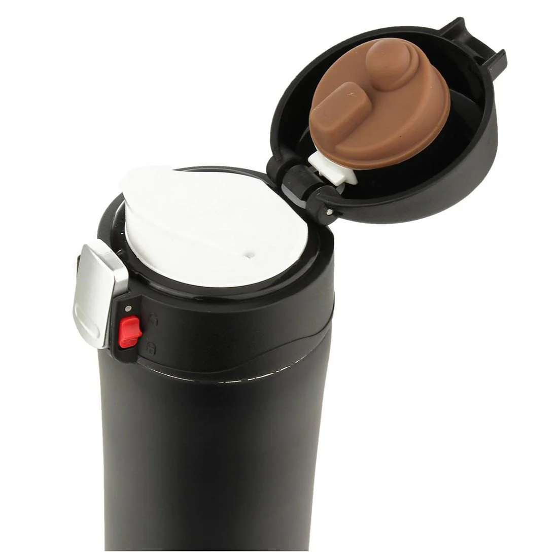 Thermos Bottle Stainless Steel Black 500ML - Image 2