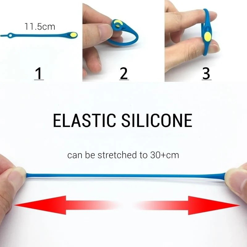Tie-Free™ Silicone Elastic Shoelaces (12 pcs) - Image 5