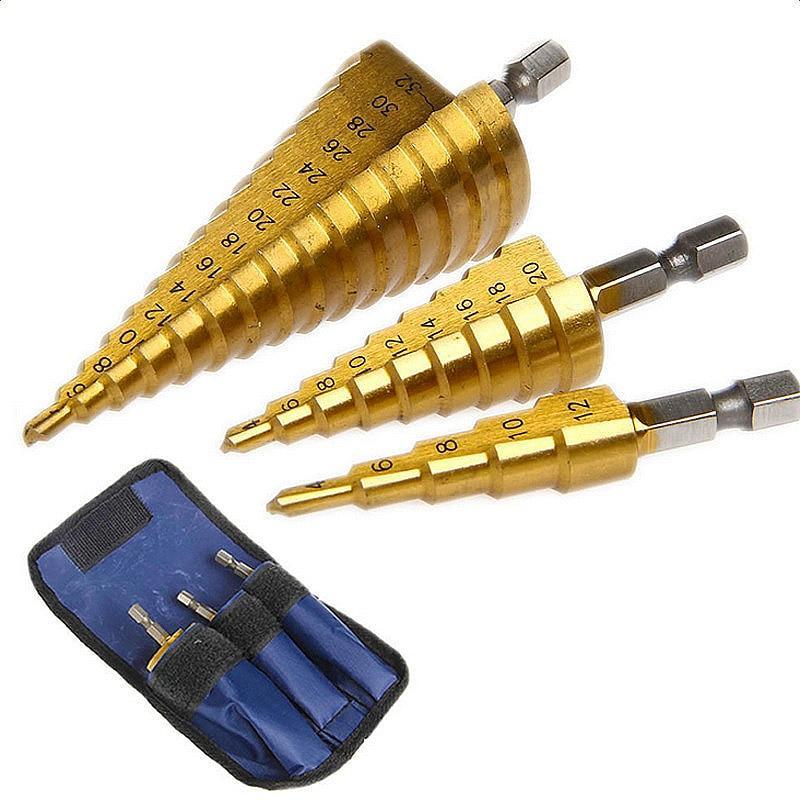 Titanium Metric Step Cone Drill Bit Set - Image 2