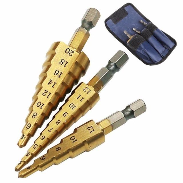 Titanium Metric Step Cone Drill Bit Set - Image 4