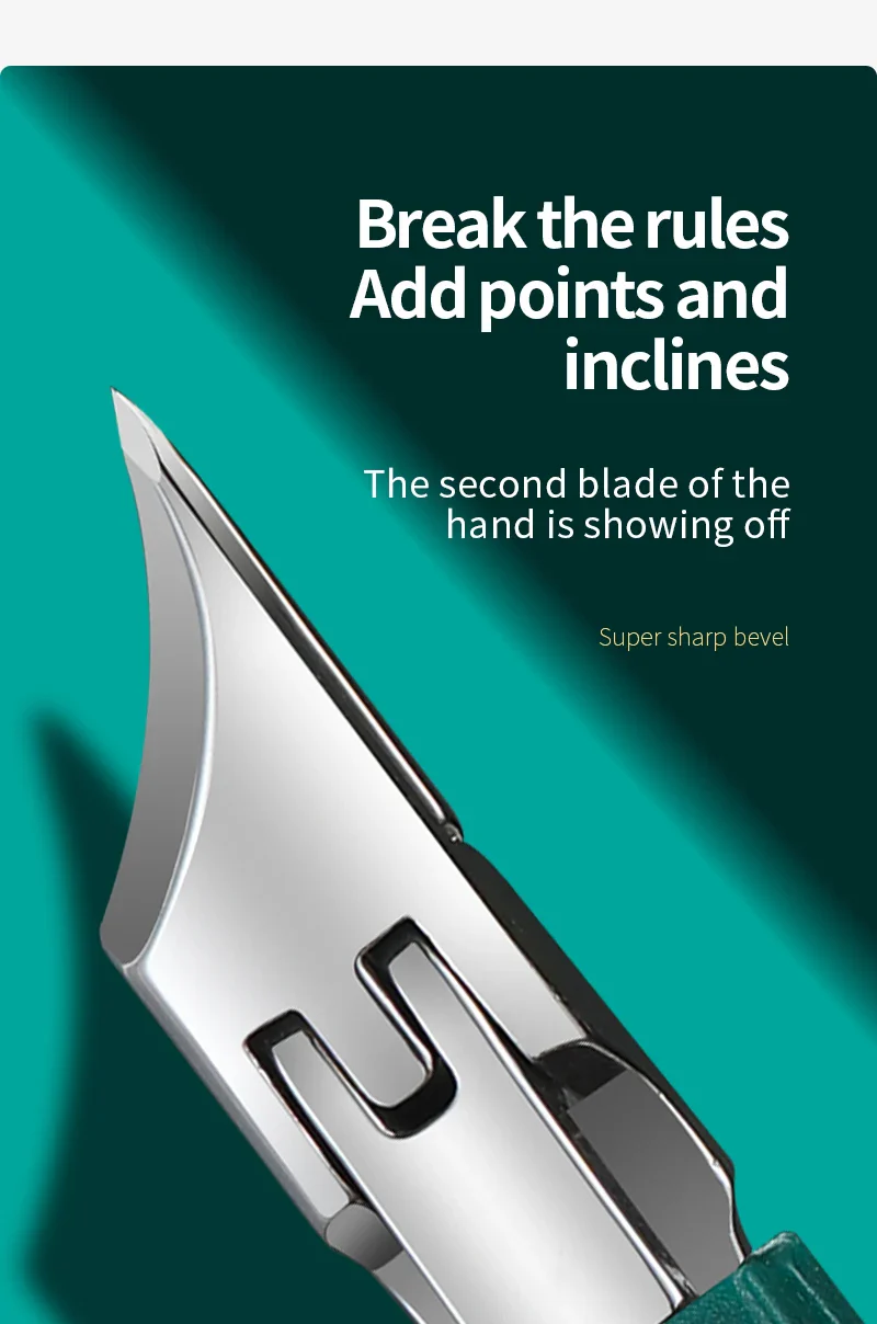 ProBevel 25° Beveled Edge Wide-Opening Anti-Splash Ingrown Nail Trimmer - Image 11