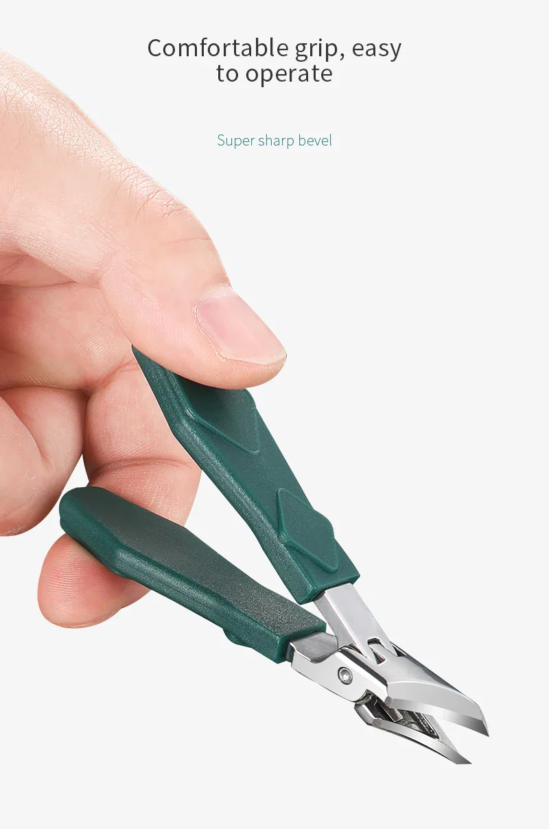 ProBevel 25° Beveled Edge Wide-Opening Anti-Splash Ingrown Nail Trimmer - Image 16