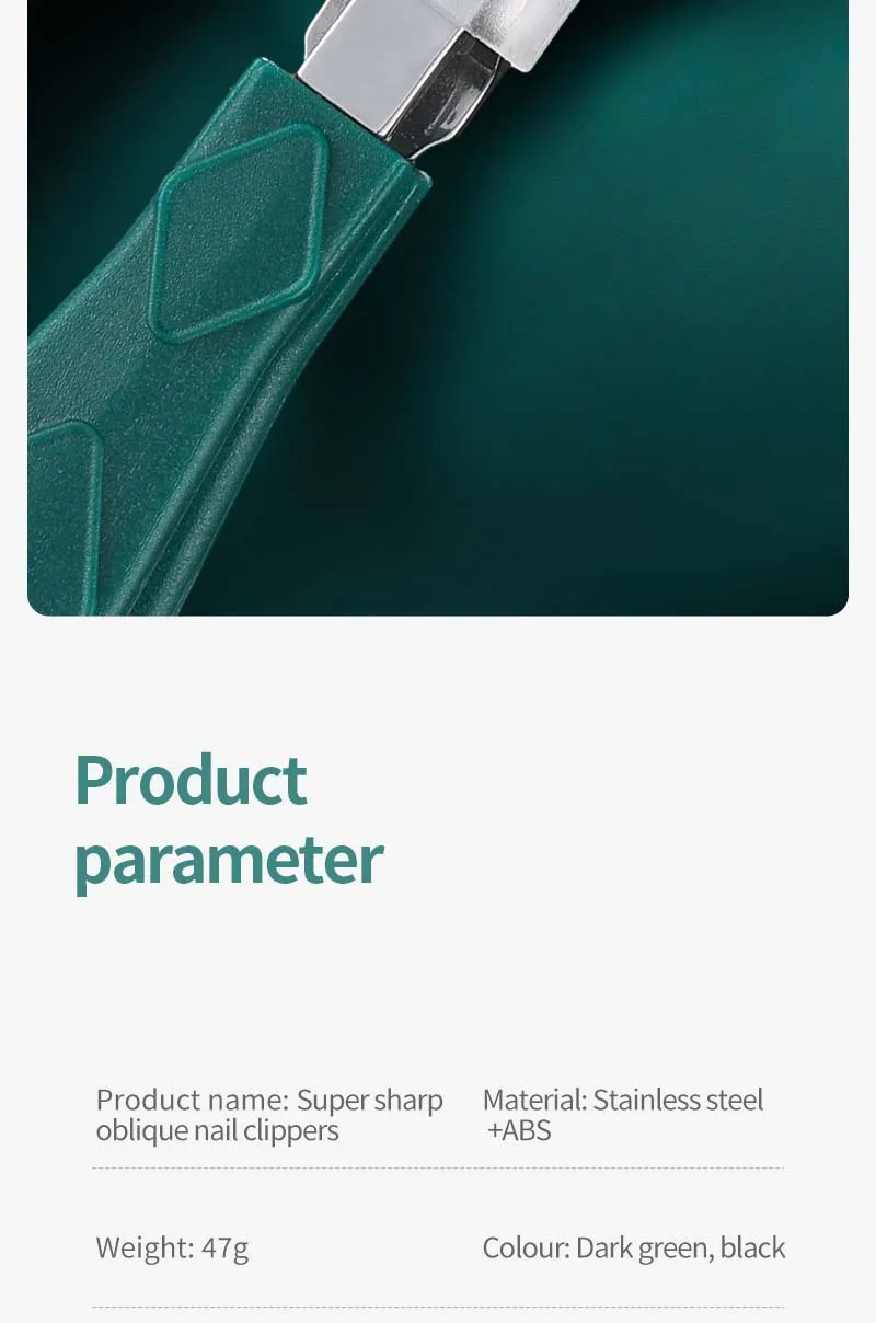 ProBevel 25° Beveled Edge Wide-Opening Anti-Splash Ingrown Nail Trimmer - Image 18