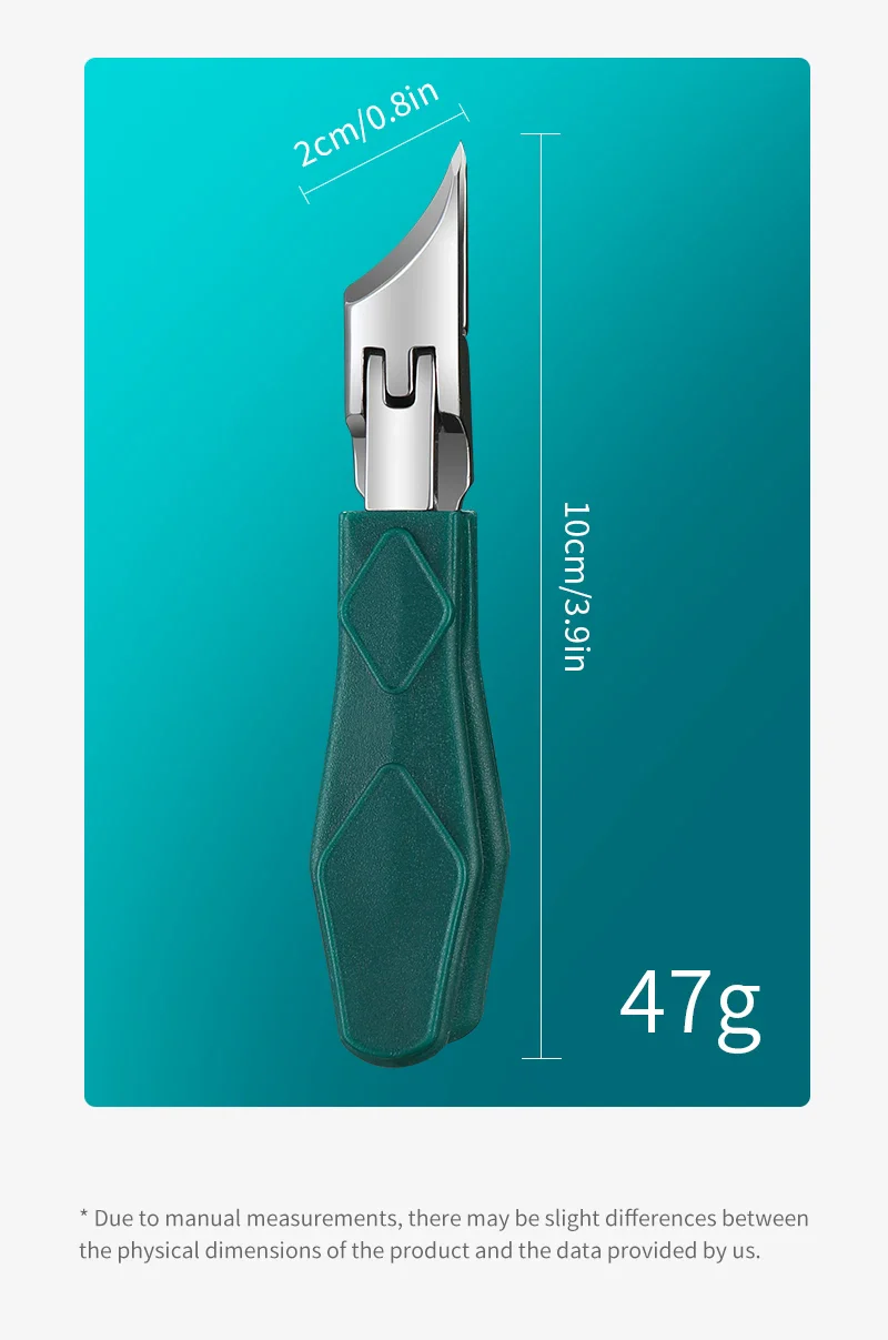 ProBevel 25° Beveled Edge Wide-Opening Anti-Splash Ingrown Nail Trimmer - Image 19