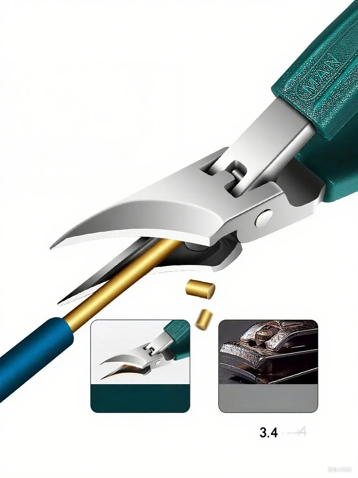 ProBevel 25° Beveled Edge Wide-Opening Anti-Splash Ingrown Nail Trimmer - Image 25