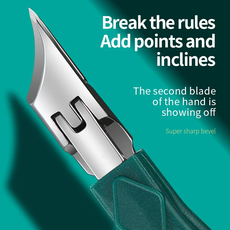 ProBevel 25° Beveled Edge Wide-Opening Anti-Splash Ingrown Nail Trimmer - Image 5