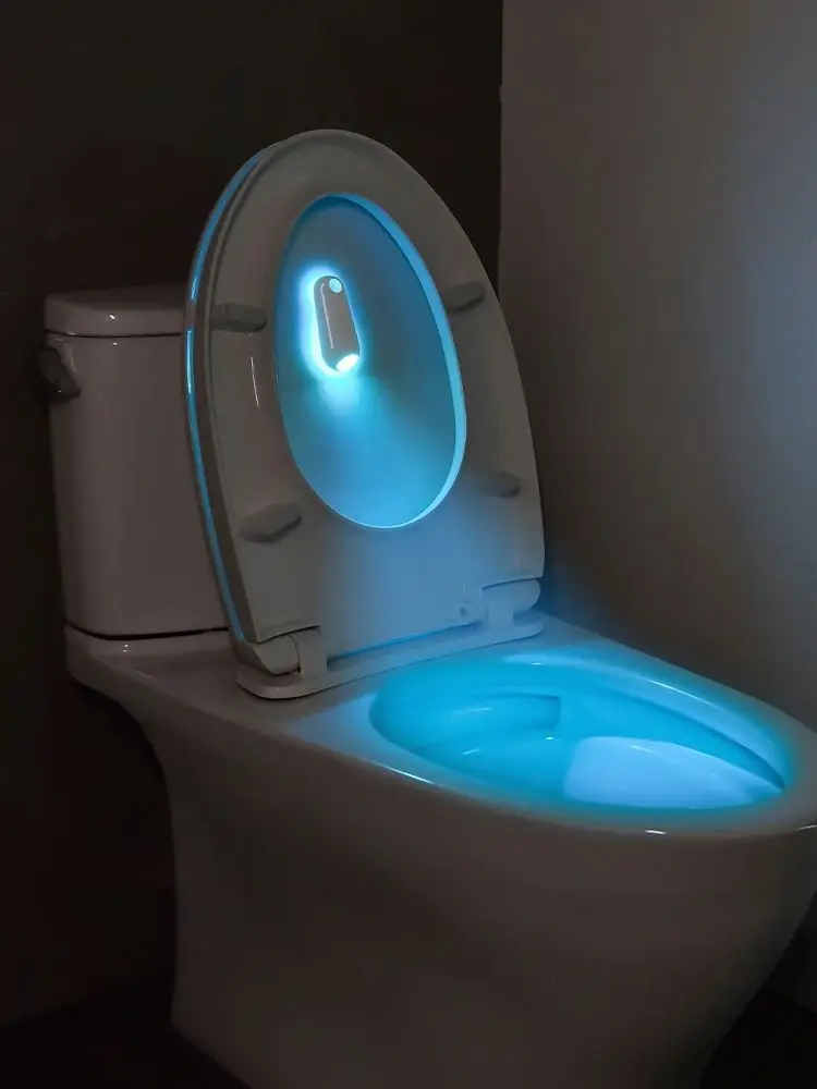 Motion Sensor RGB 7 Color Rechargeable Toilet Night Light - Image 7