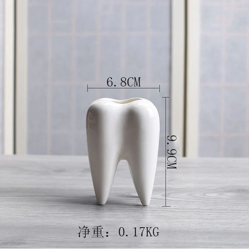 Tooth Vase Succulent Ceramic Pot - Image 2