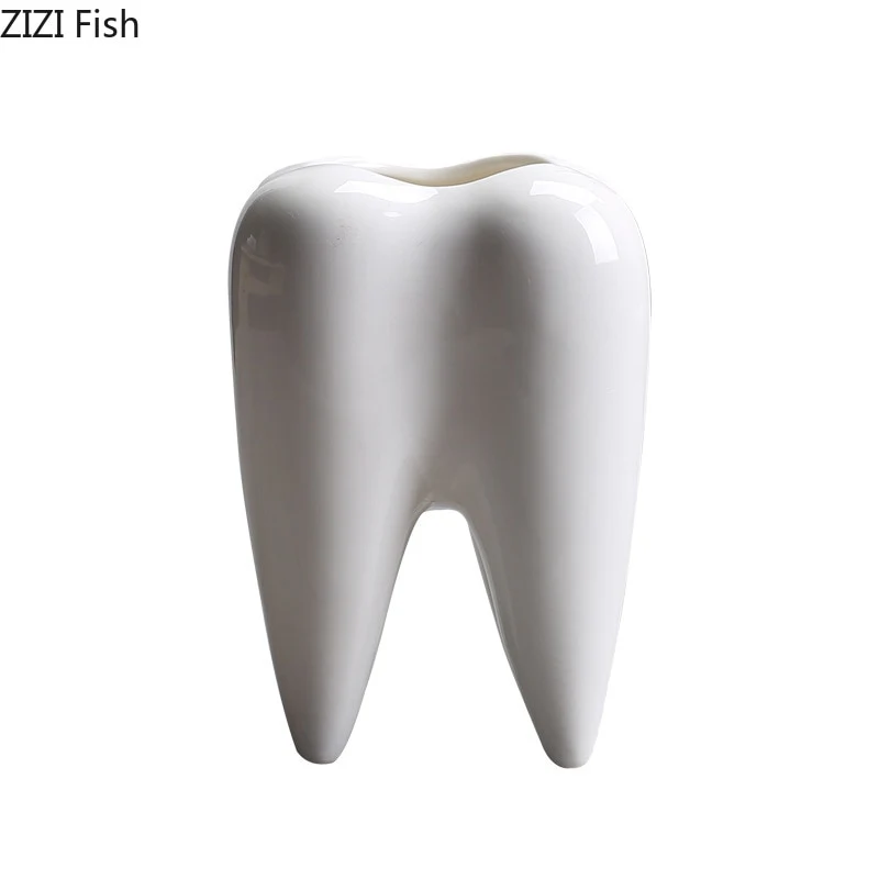Tooth Vase Succulent Ceramic Pot - Image 7