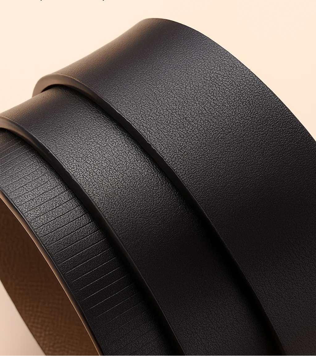 EasyLock No-Hole Toothless Automatic Buckle Business to Casual Flexible Fit Belt - Image 10