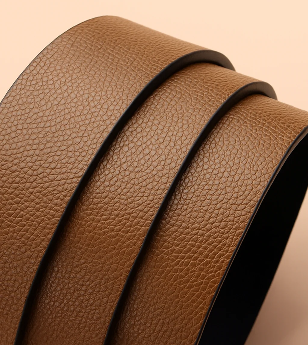 EasyLock No-Hole Toothless Automatic Buckle Business to Casual Flexible Fit Belt - Image 11