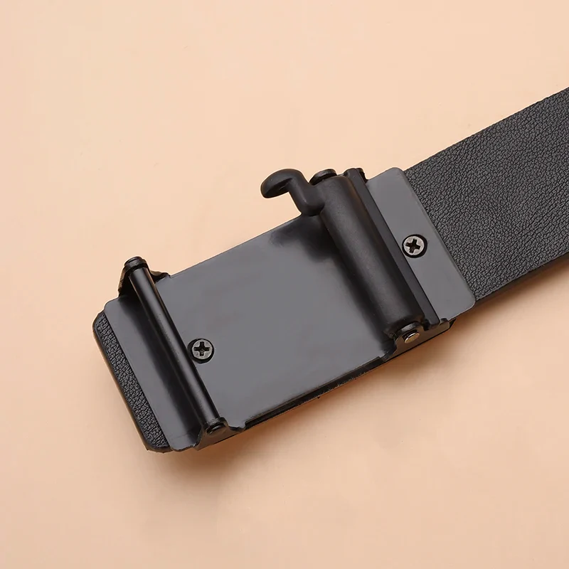 EasyLock No-Hole Toothless Automatic Buckle Business to Casual Flexible Fit Belt - Image 6