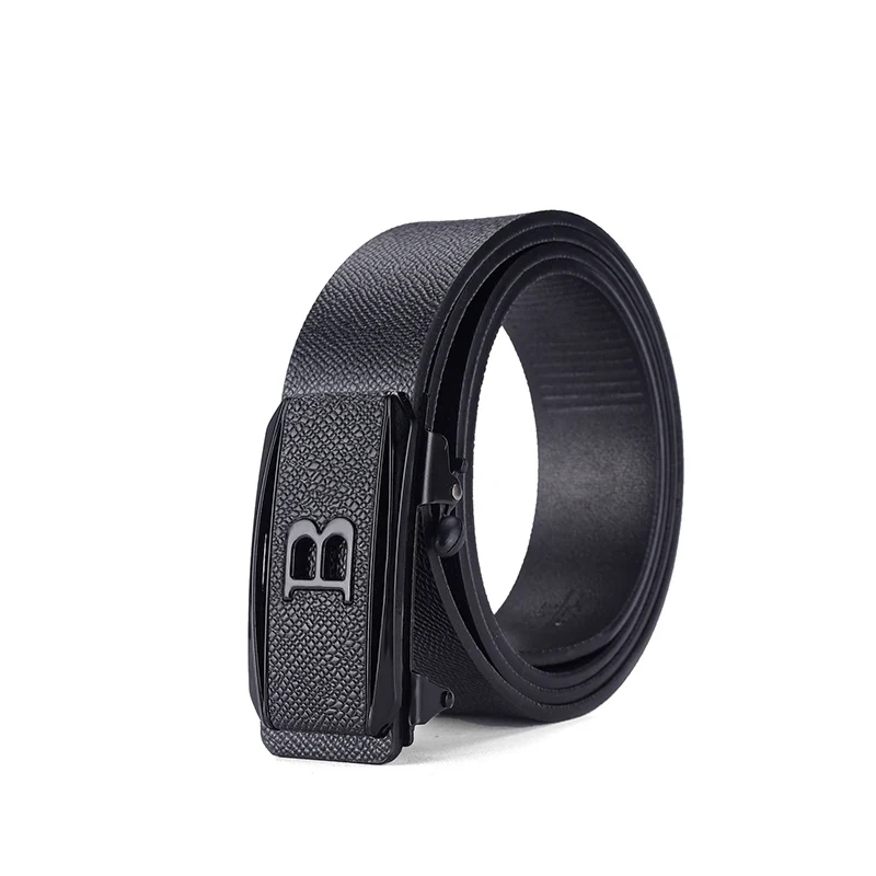 EasyLock No-Hole Toothless Automatic Buckle Business to Casual Flexible Fit Belt - Image 9