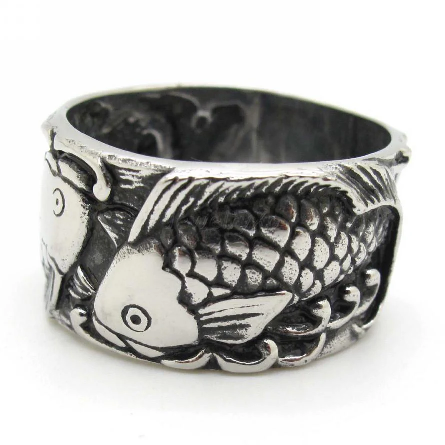 Gony -  Double Fish Ring - Image 2