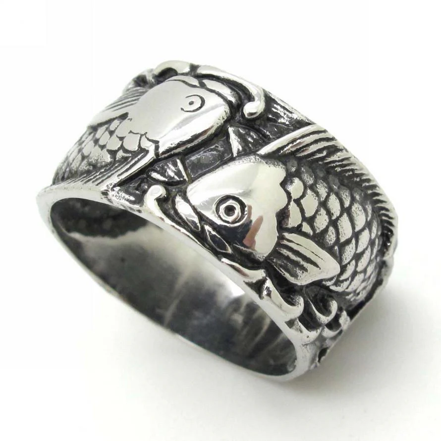 Gony -  Double Fish Ring - Image 3