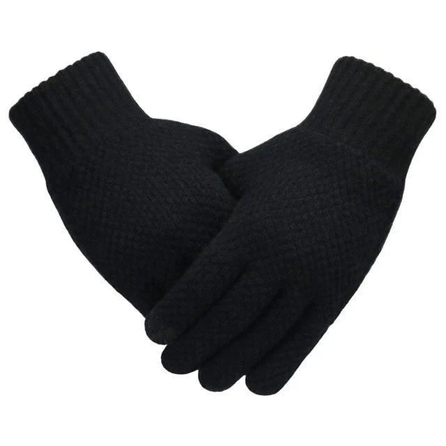 Glam™ Knitted Touch Screen Cashmere Wool Gloves - Image 6