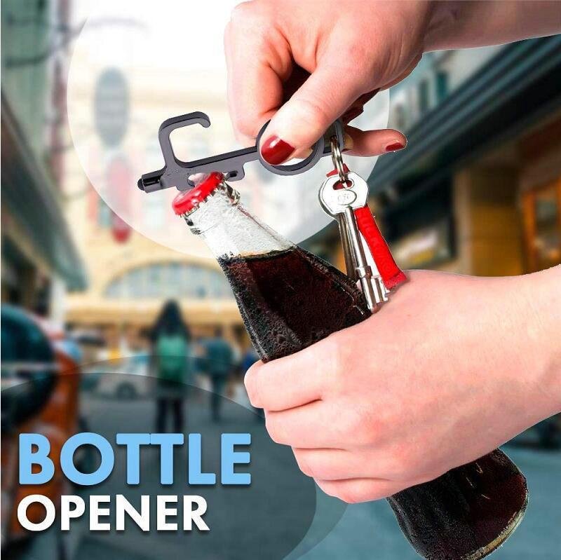 Smart 4 in 1 Touch-less EDC Door Opener With Stretchable Keychain ***2 pcs set*** - Image 12
