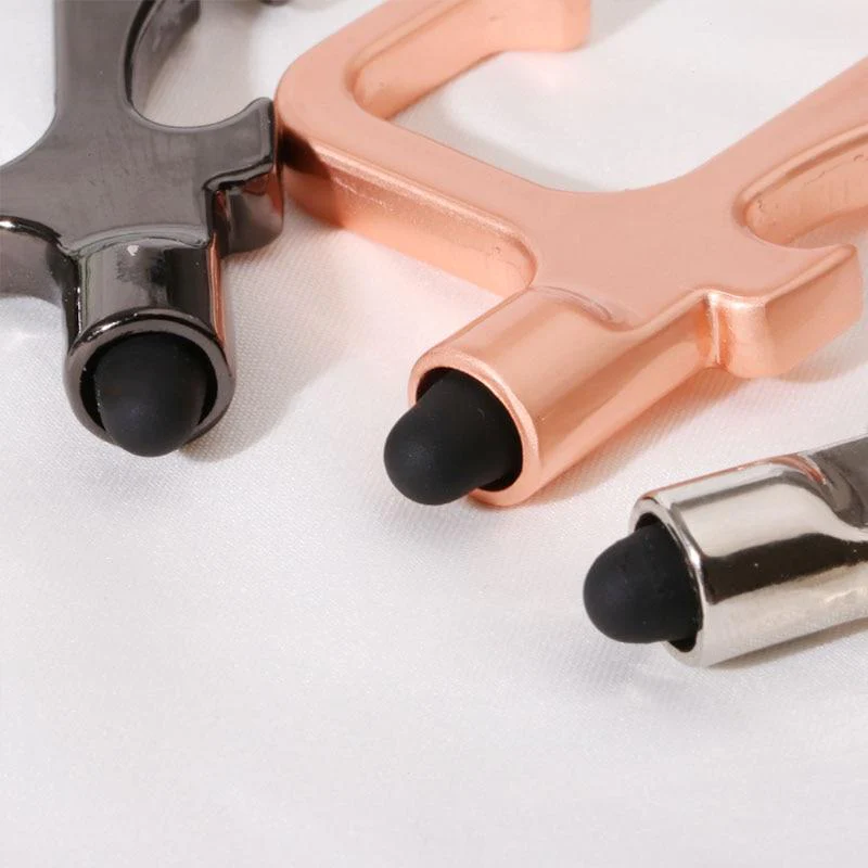 Smart 4 in 1 Touch-less EDC Door Opener With Stretchable Keychain ***2 pcs set*** - Image 14
