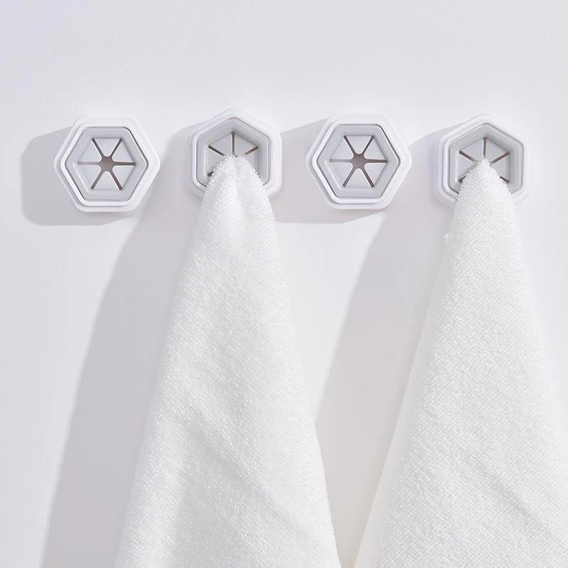 Punch-Free Handy Towel Plug Hook ***4pcs*** - Image 2
