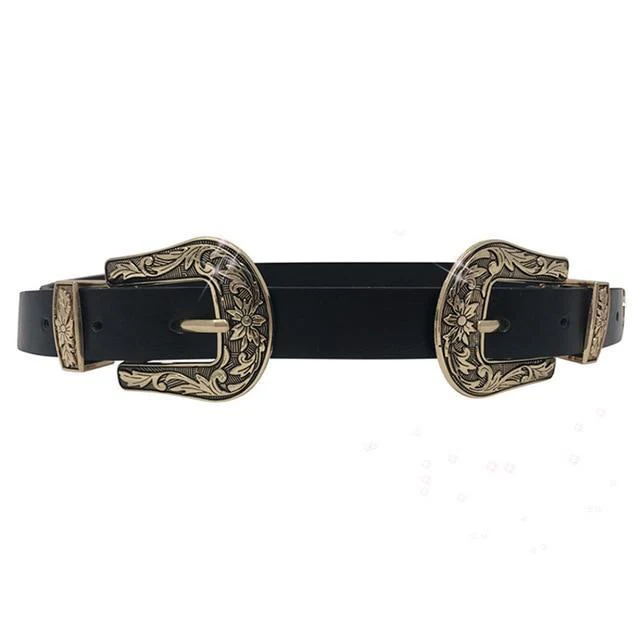 Western Cowgirl Women's Leather Belt - Image 4