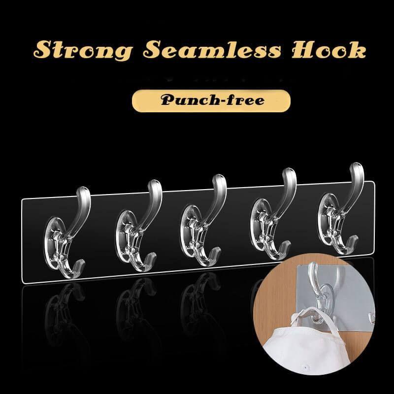 Seamless Drill-Free Hooks Plate Sticker - Image 2