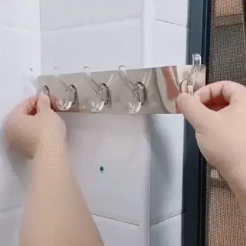 Seamless Drill-Free Hooks Plate Sticker - Image 6