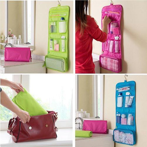 Travel Toiletry Folding Hanging Organizer - Image 6