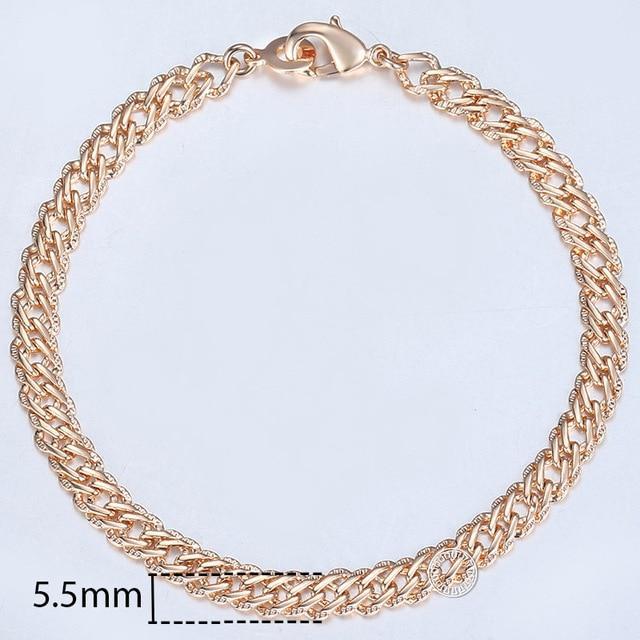 TrendsMax™ Rose Gold Unisex Chain-Link Bracelets - Image 10