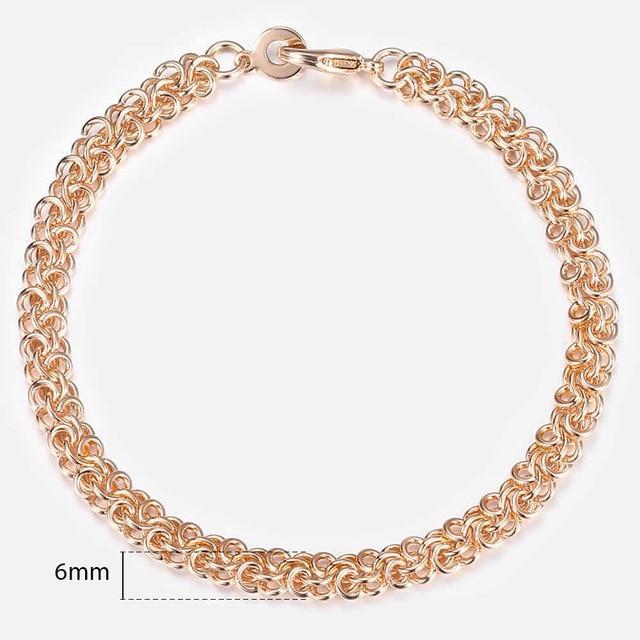 TrendsMax™ Rose Gold Unisex Chain-Link Bracelets - Image 11