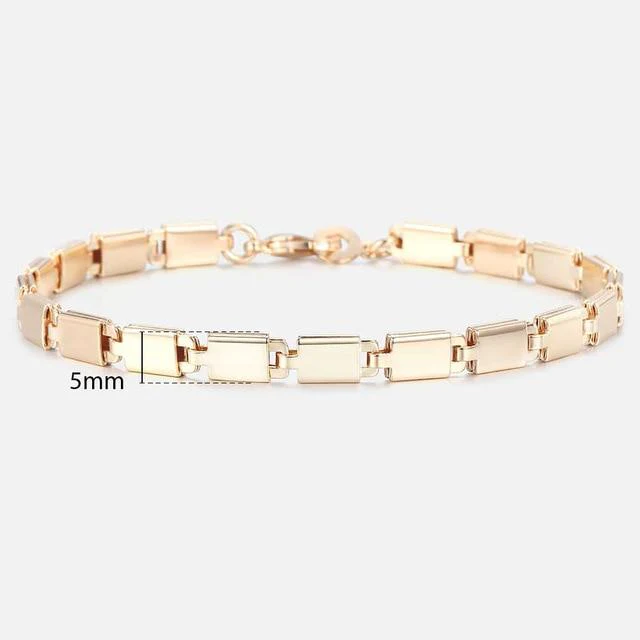 TrendsMax™ Rose Gold Unisex Chain-Link Bracelets - Image 15
