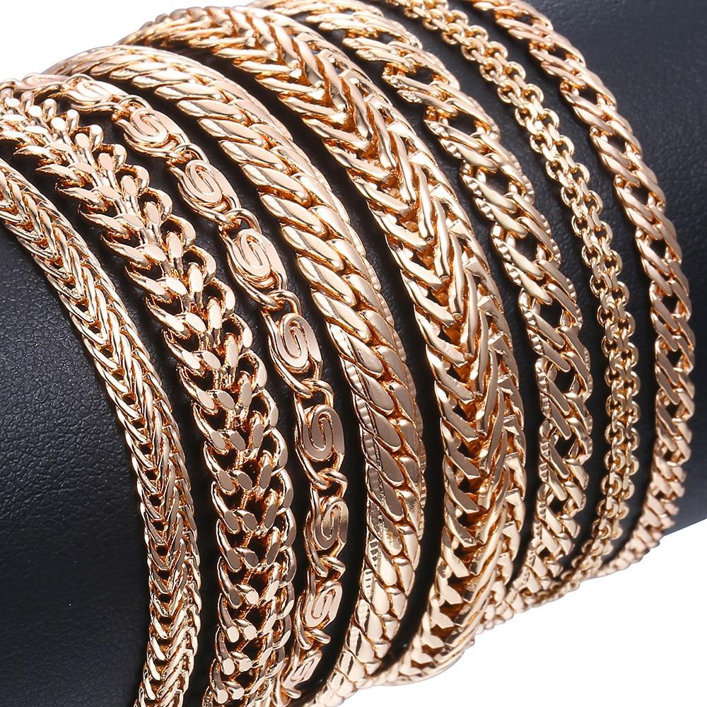 TrendsMax™ Rose Gold Unisex Chain-Link Bracelets - Image 18