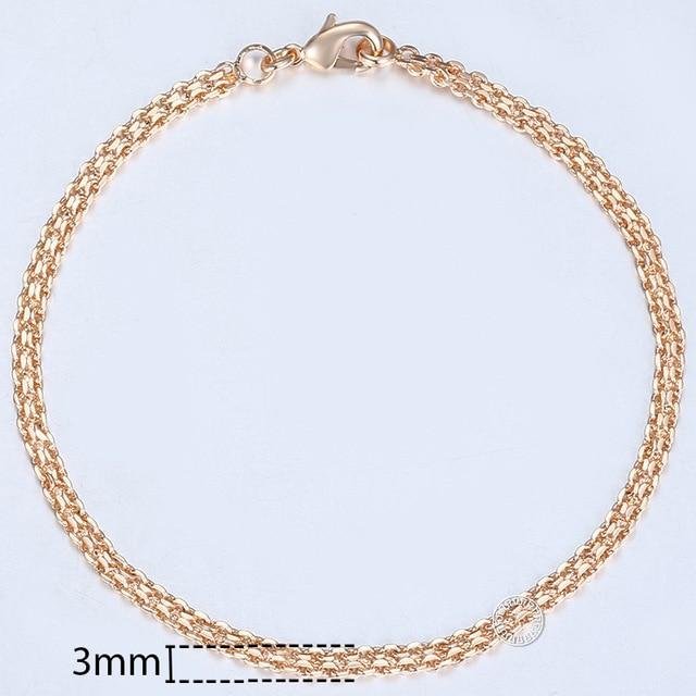 TrendsMax™ Rose Gold Unisex Chain-Link Bracelets - Image 6